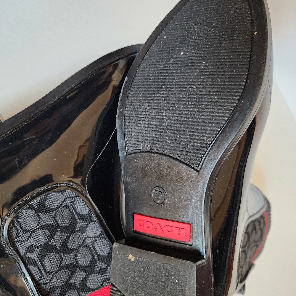 Coach Rivington Rain Logo Bootie Boots - Picture 5 of 5